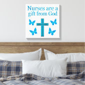SCHÖNES, BLESSED NURSE DESIGN LEINWANDDRUCK (Insitu (Schlafzimmer))