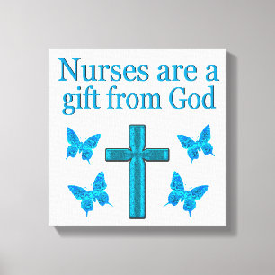 SCHÖNES, BLESSED NURSE DESIGN LEINWANDDRUCK