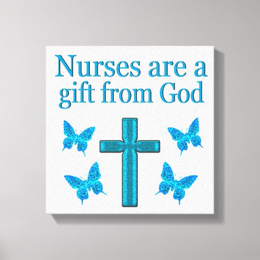 SCHÖNES, BLESSED NURSE DESIGN LEINWANDDRUCK (Vorderseite)
