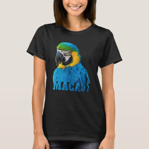 Schönes Blue and Gold Macaw Parrot Image Word T-Shirt