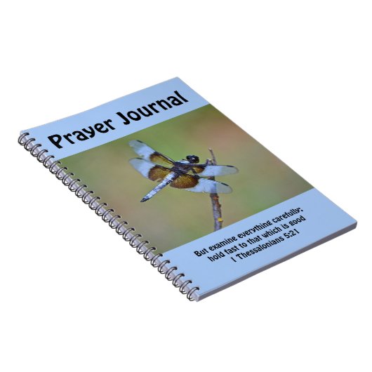Schönes Blue Dragonfly Prayer Journal-Notebook Notizblock (Rechte Seite)
