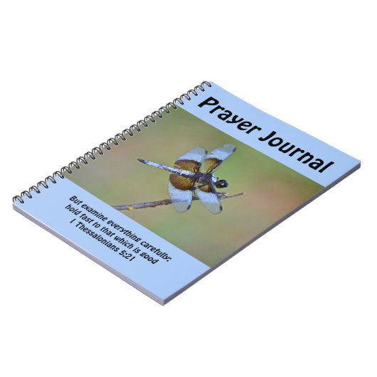 Schönes Blue Dragonfly Prayer Journal-Notebook Notizblock (Linke Seite)