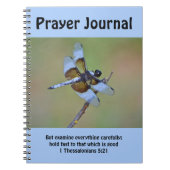 Schönes Blue Dragonfly Prayer Journal-Notebook Notizblock (Vorderseite)