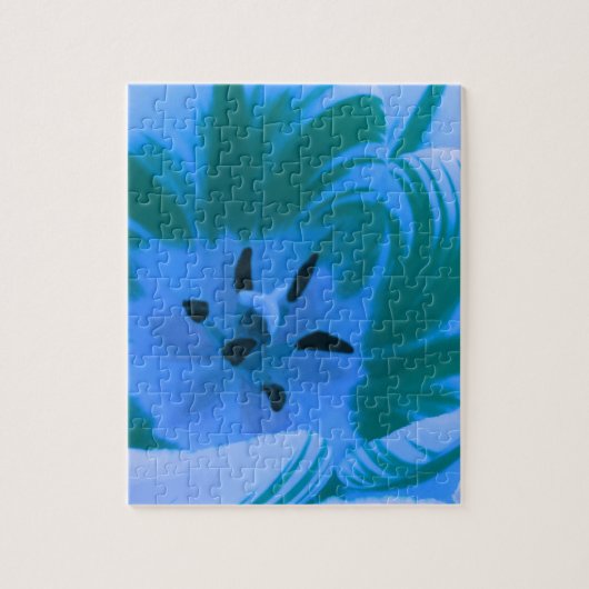 Schönes Blue Tulip Puzzle (Vertikal)