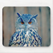 Schönes Blue Uhu Raptor Owl Mousepad (Vorne)