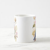 Schönes Bluebird Wasserfarbenbild Kaffeetasse (Mittel)