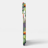 Schönes, blühendes Kakteen iPhone Hülle (Linke Seite)