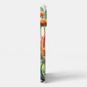 Schönes, blühendes Kakteen iPhone Hülle (Rechte Seite)