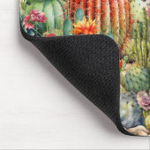 Schönes, blühendes Kakteen Mousepad (Ecke)