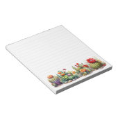 Schönes, blühendes Kakteen Notizblock (angewinkelt)