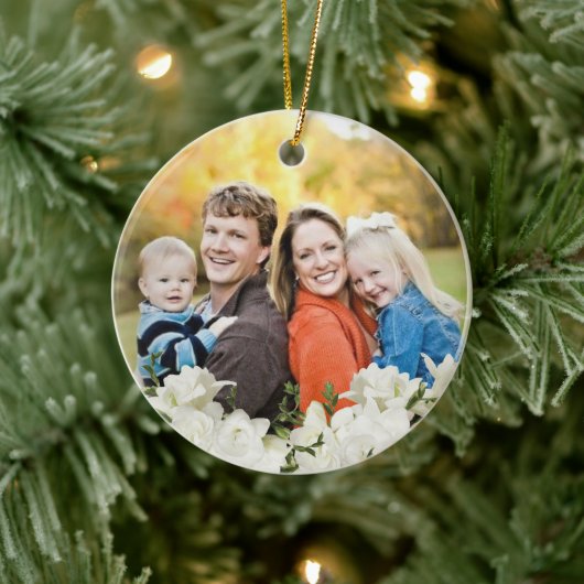 schönes Blume Keramik Ornament (Baum)