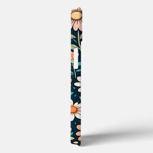 Schönes Blume-Muster Case-Mate iPhone Hülle (Rückseite / Rechts)