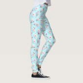 Schönes Blume-Muster Leggings (Rechts)