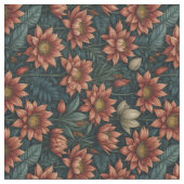 Schönes Blume-Muster Stoff (Nahaufnahme)