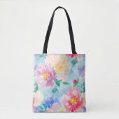 Schönes Blume-Muster Tasche (Vorderseite)
