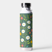 Schönes Blume Muster Wasserflasche Trinkflasche (Links)