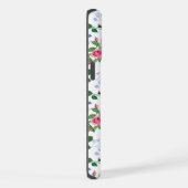 Schönes Blumen-Garten-Monogramm iPhone Hülle (Rechte Seite)