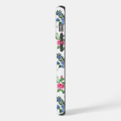 Schönes Blumen-Garten-Monogramm iPhone Hülle (Linke Seite)