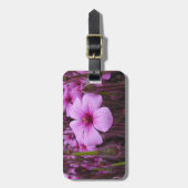 Schönes Blumen Gepäckanhänger (Vorderseite vertikal)