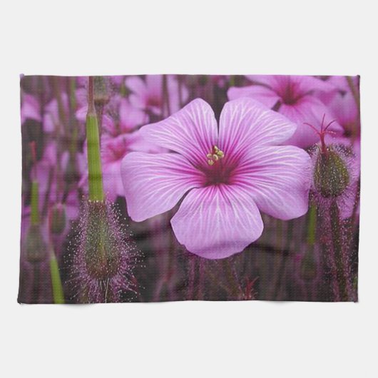 Schönes Blumen Handtuch (Horizontal)