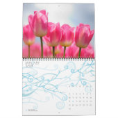 Schönes Blumen Kalender (Jan 2027)