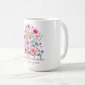 Schönes Blumen-Muttertag Kaffeetasse (VorderseiteRechts)