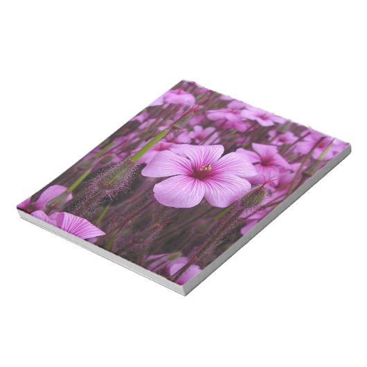 Schönes Blumen Notizblock (Rotiert)