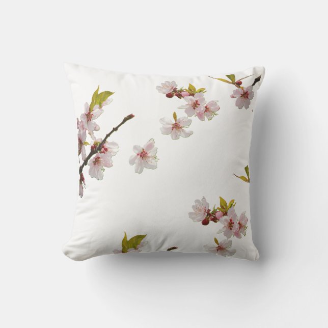 Schönes Blumendekissen Kissen (Vorderseite)