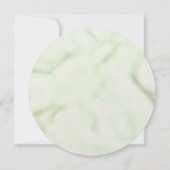 Schönes Blumendesign Einladung (Rückseite)