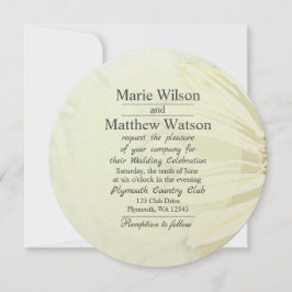 Schönes Blumendesign Einladung