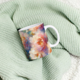 Schönes Blumendesign für Naturliebhaber Kaffeetasse