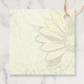 Schönes Blumendesign Geschenkanhänger (Rückseite)