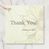 Schönes Blumendesign Geschenkanhänger (Vorderseite)