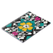 Schönes Blumendesign Notizblock (Linke Seite)