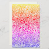 Schönes Blumendruck-Schreibpapier Briefpapier (Vorne/Hinten)