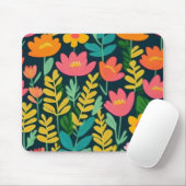 Schönes, blumenfarbenes Feld Mousepad (Mit Mouse)