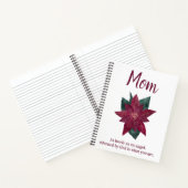 Schönes Blumengeschenk für Mama SpiralNotebook Notizblock (Innenseite)