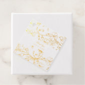 Schönes Blumengezeichnetes Foto Goldene Forelle Geschenkanhänger (Mit Box)