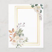 Schönes Blumengold Flyer (Hinten)