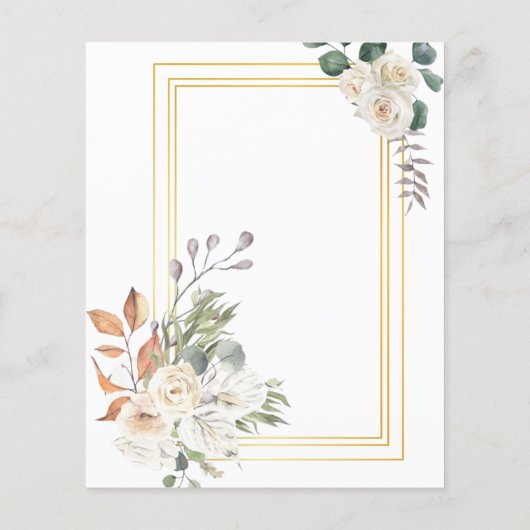 Schönes Blumengold Flyer (Hinten)