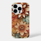 Schönes Blumenmandala iPhone Fall iPhone Hülle (Rückseite)
