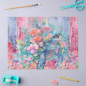 Schönes Blumenmeerküstendekoupage Seidenpapier (Basteln)