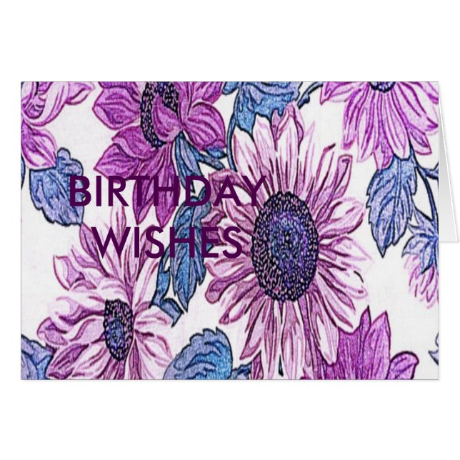 Schönes Blumenmuster (Vorderseite (Horizontal))