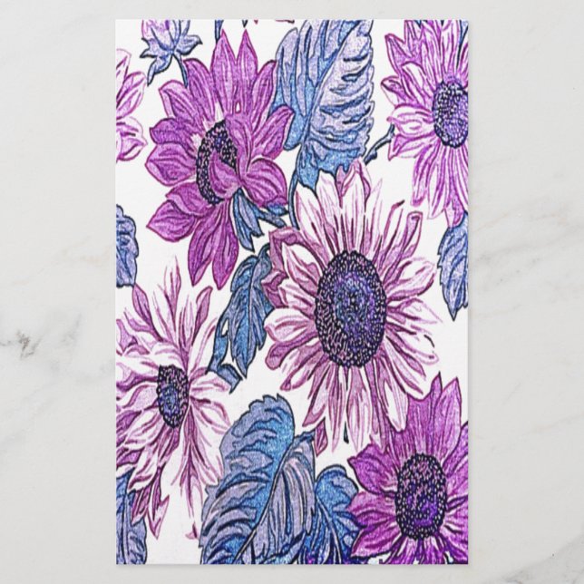 Schönes Blumenmuster (Vorderseite)