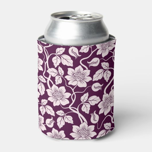 Schönes Blumenmuster Dosenkühler (Kanne Vorderseite)