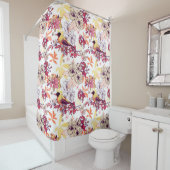 Schönes Blumenmuster Duschvorhang (Beispiel)