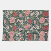 Schönes Blumenmuster Folies Blume Rosa Rosa Geschirrtuch (Horizontal)