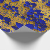 Schönes Blumenmuster für Geschenkpapier (Ecke)