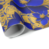 Schönes Blumenmuster für Geschenkpapier (Rolleneckpunkt)