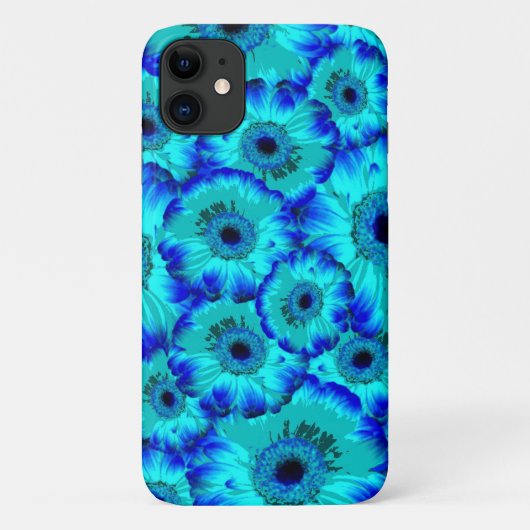 Schönes Blumenmuster gedruckt Case-Mate iPhone Hülle (Rückseite)